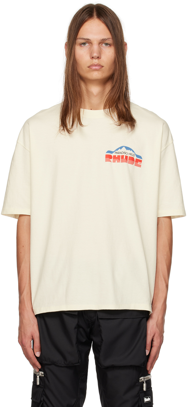 Rhude Off-white Paradiso Rally T-shirt