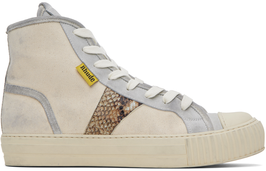 【関税込み】Rhude ベージュ Bel Airs スニーカー Beige Bel Airs Sneakers by Rhude on Sale