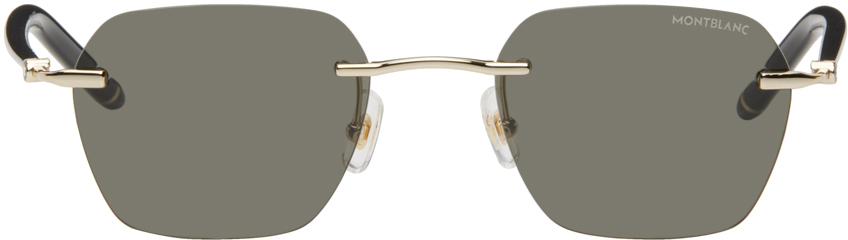 Gold Square Sunglasses