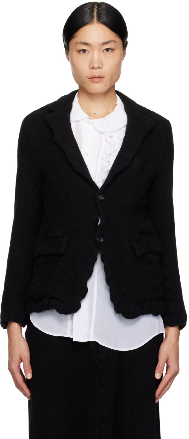 COMME des GARÇONS 黒 ブレザー S BLACK COMME DES GARCONS