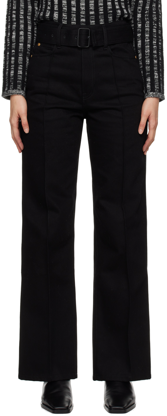 【関税込み】JOSEPH ブラック Draycott ジーンズ Black Draycott Jeans by Joseph on Sale