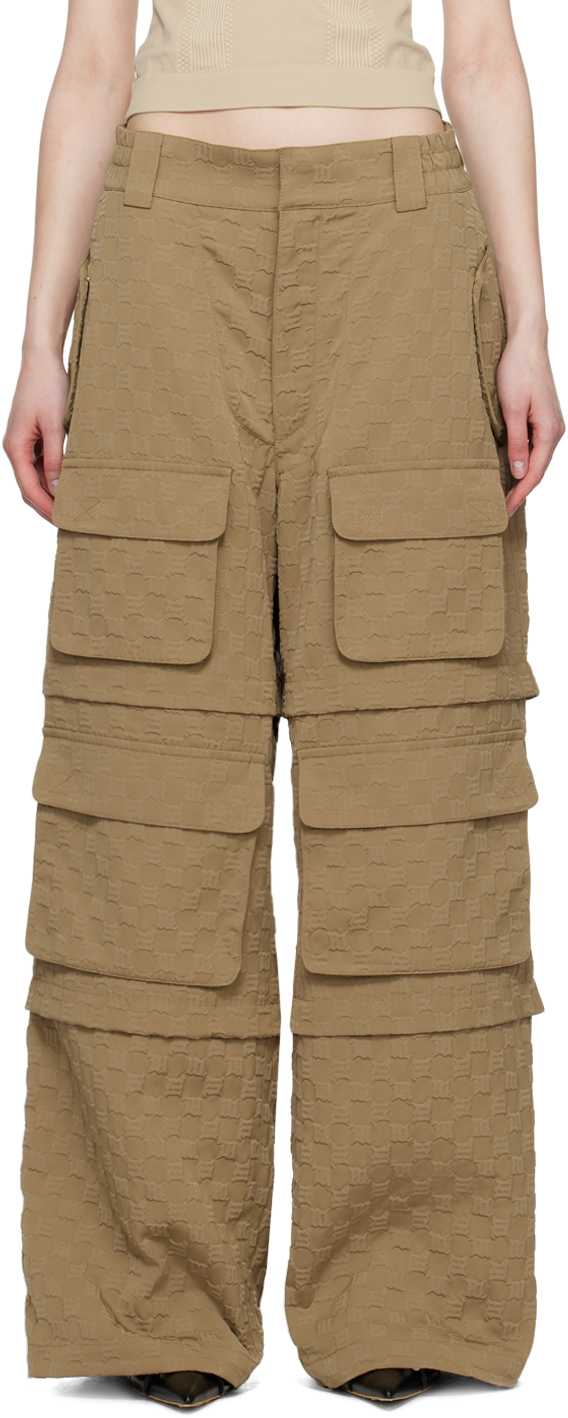 Misbhv Ssense Exclusive Khaki Jordan Barrett Edition Trousers In Olive