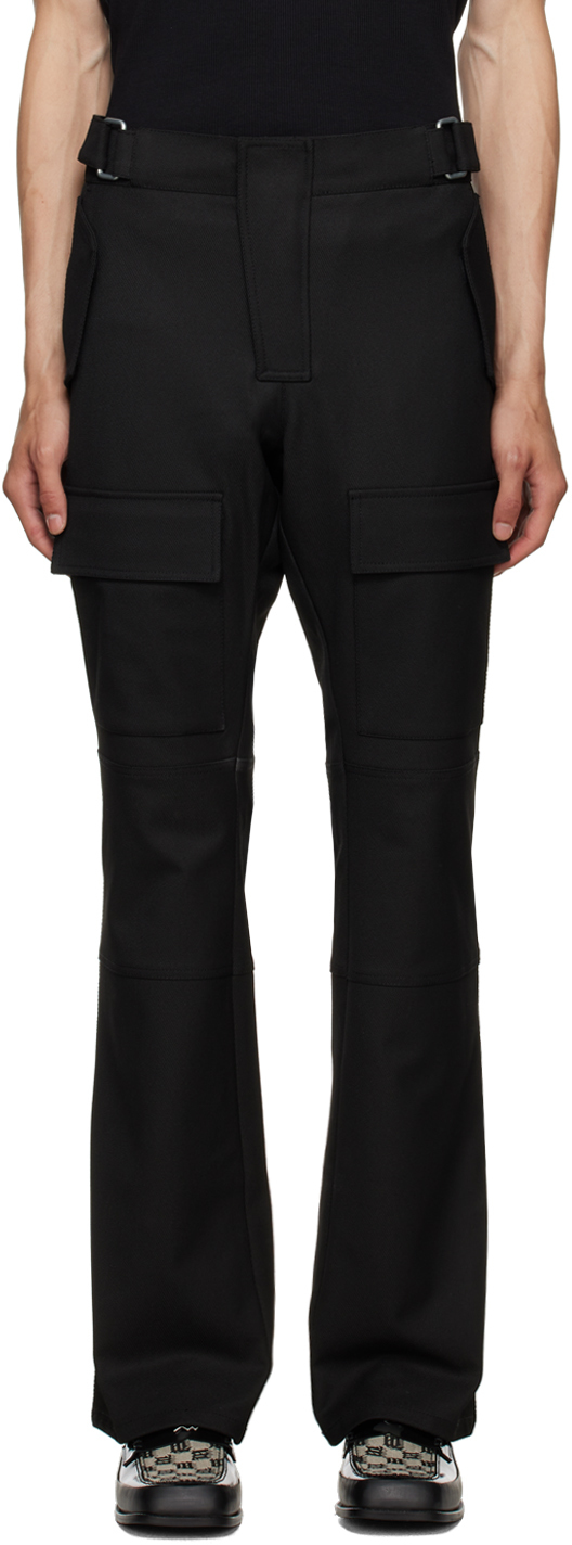 Misbhv Black Moto Cargo Trousers