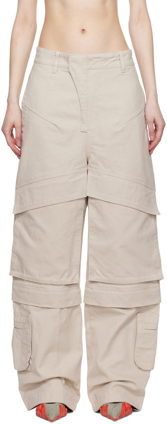 Entire Studios SSENSE Exclusive Taupe Hard Trousers