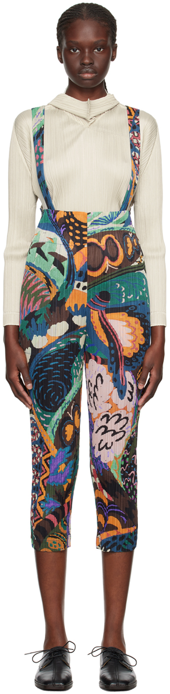 Pleats Please Issey Miyake: Multicolor Snowrunner Jumpsuit | SSENSE