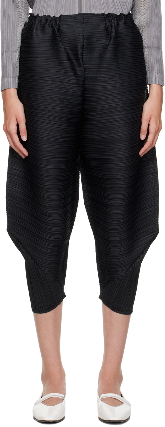 Black Thicker Bounce Trousers