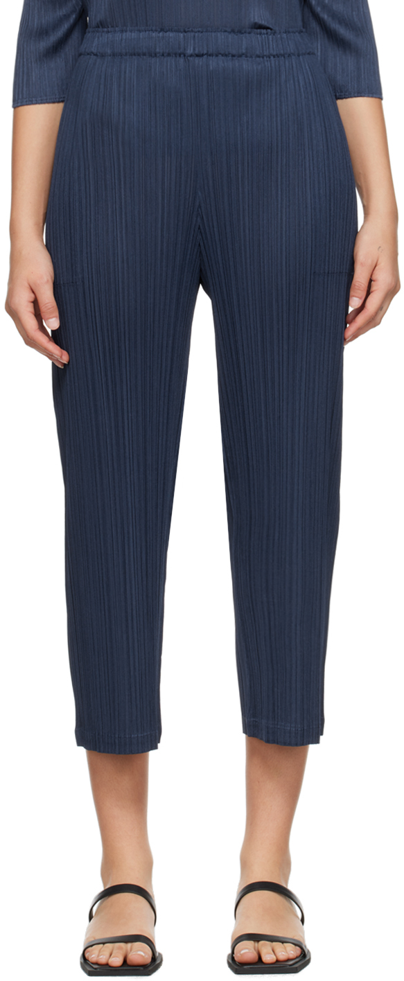 Navy Monthly Colors August Trousers