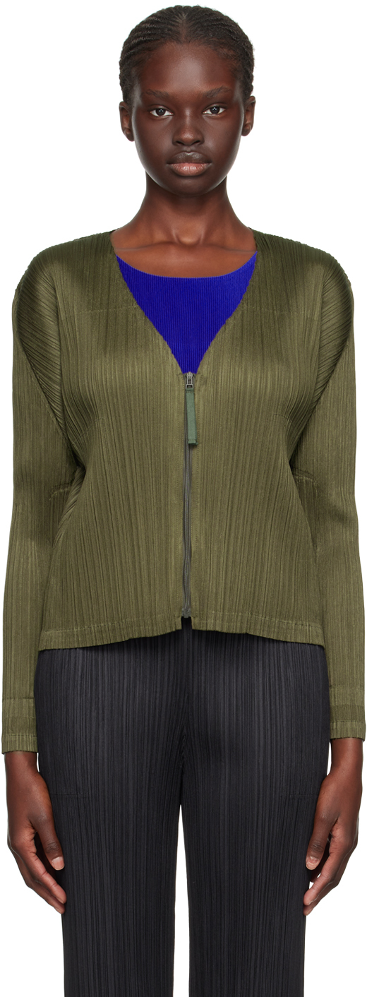 Khaki Monthly Colors September Cardigan