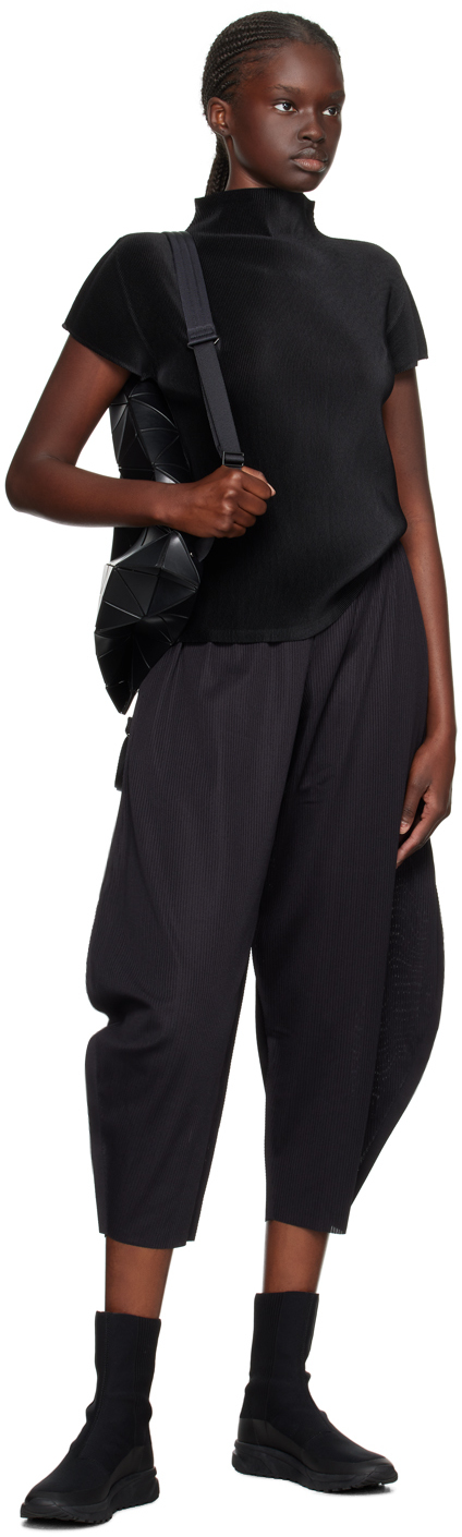 トップス PLEATS PLEASE ISSEY MIYAKE MIST Pleats Please Issey Miyake Mist Basics Funnel Neck Top | Nordstrom