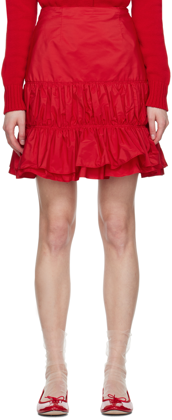Red Carol Miniskirt
