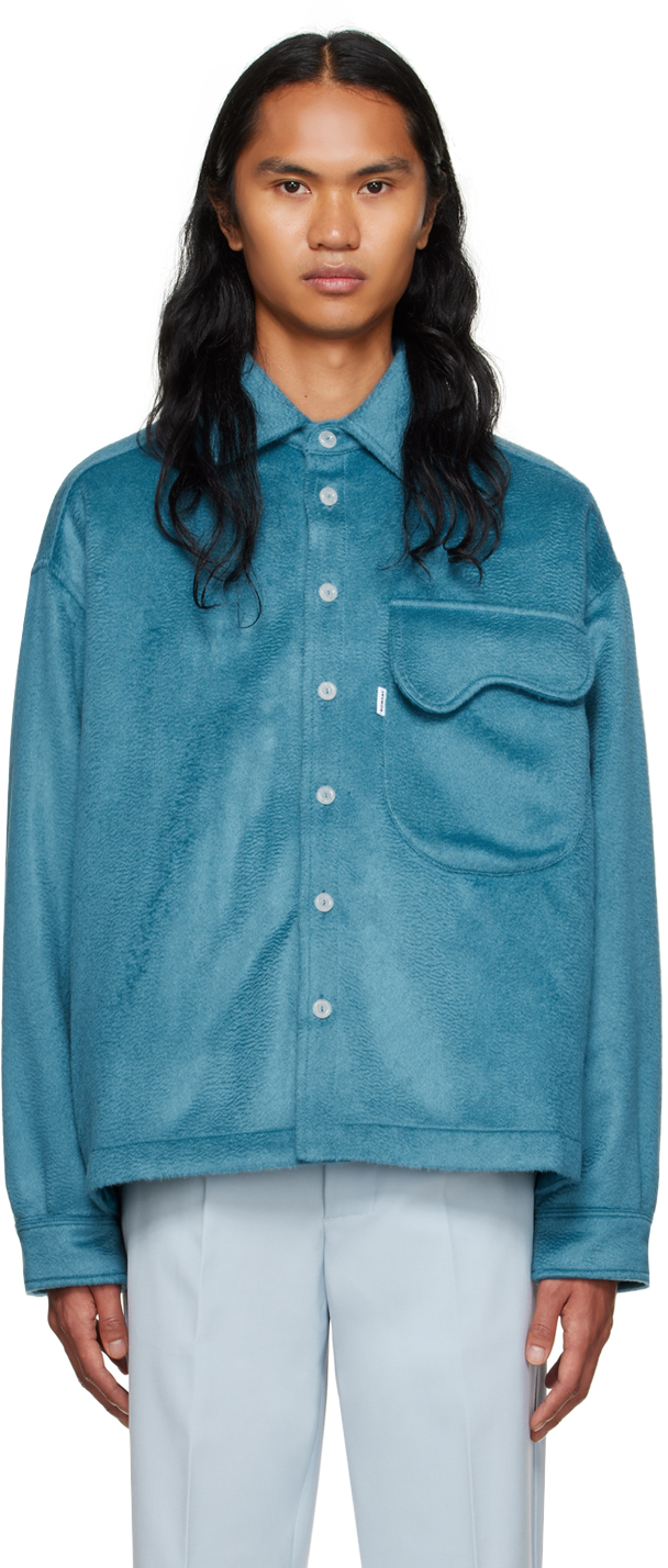 Blue Brushed Jacket