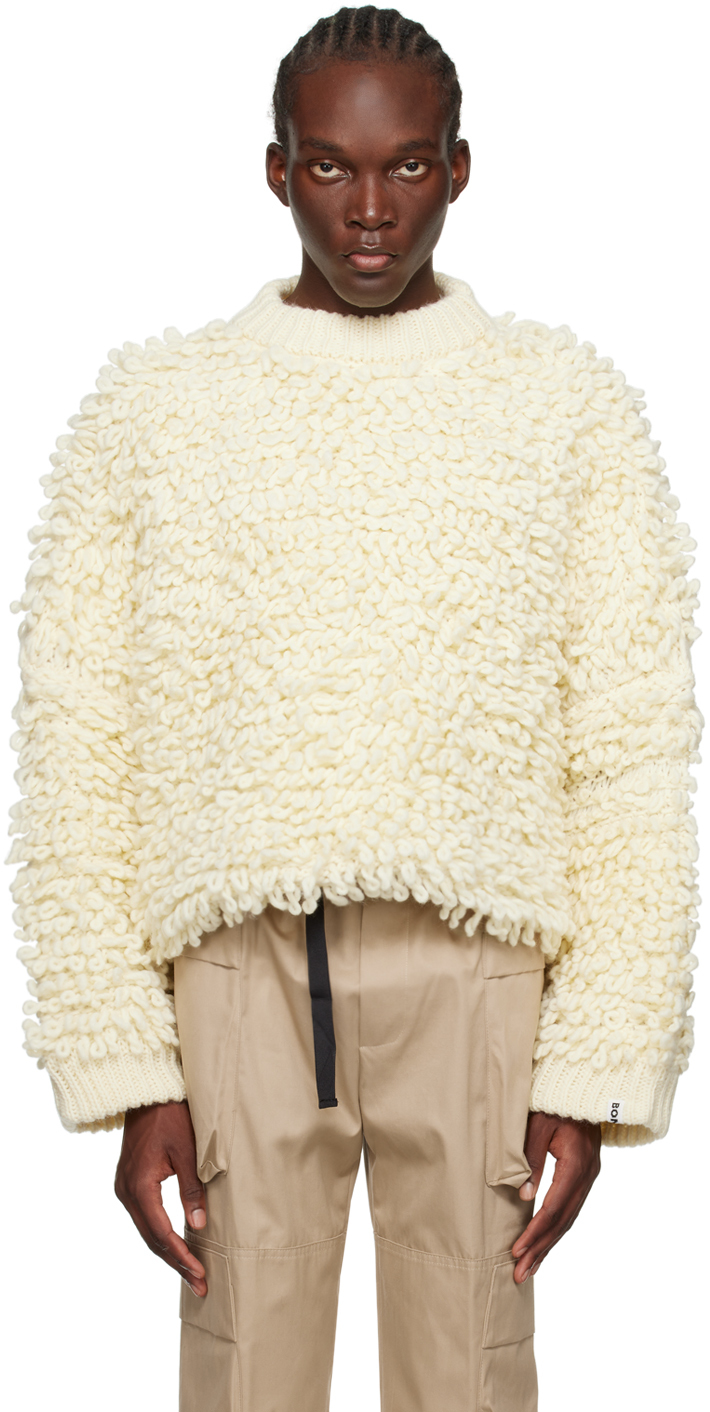 Bonsai Off-white Bubble Jumper In Ivory Ivory