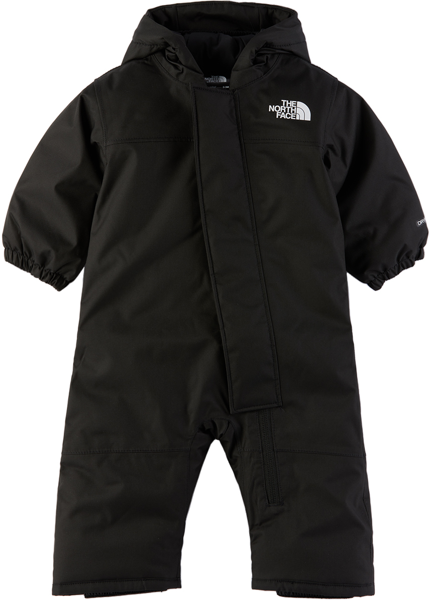 The North Face Baby Black Freedom Snowsuit In Jk3 Tnf Black