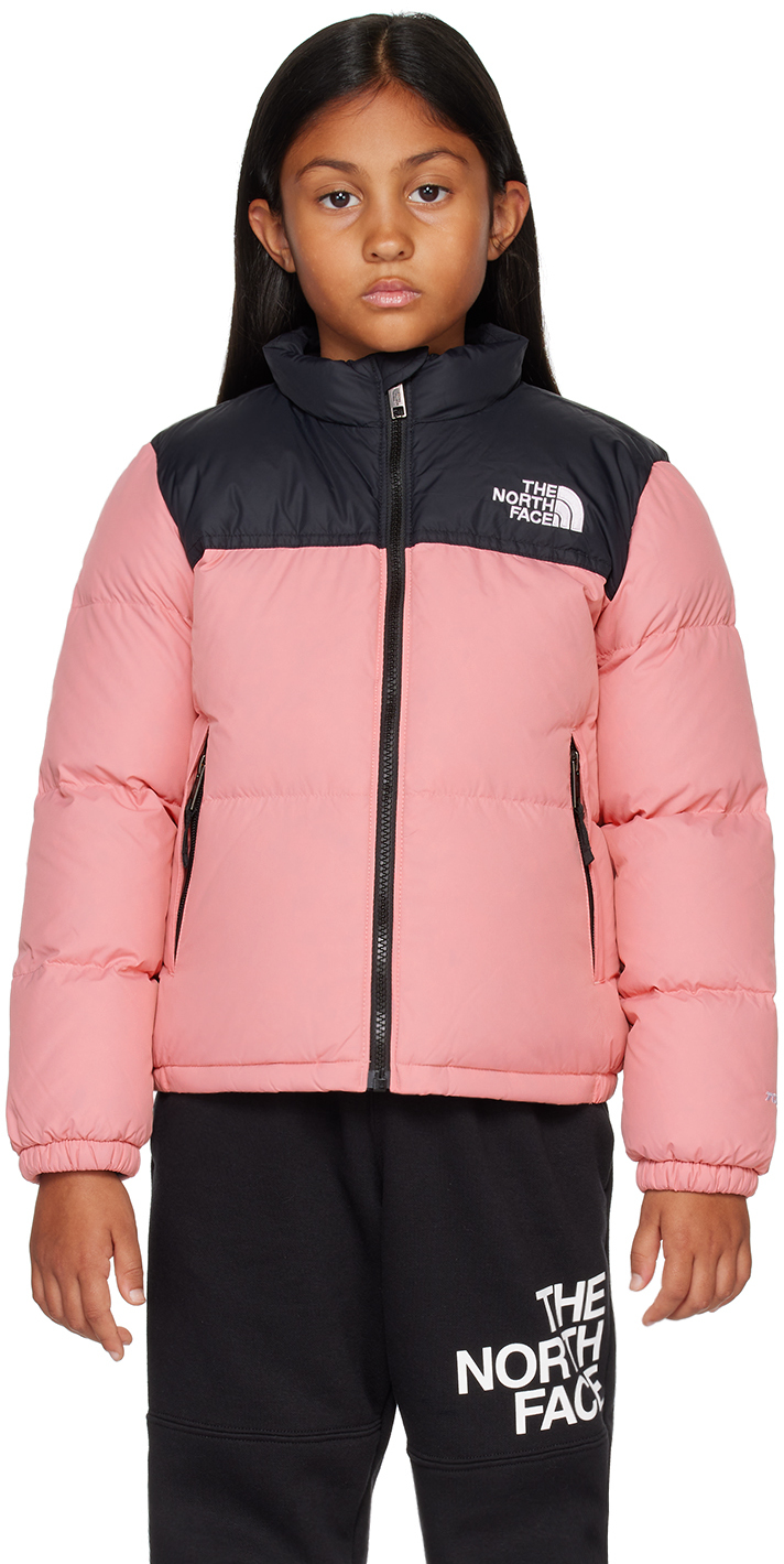 Shop The North Face Kids Pink 1996 Retro Nuptse Little Kids Down Jacket In I0r Shady Rose