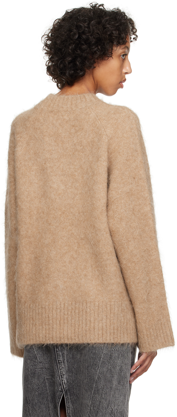 Holzweiler Beige Fure Fluffy Sweater In 1003 Beige