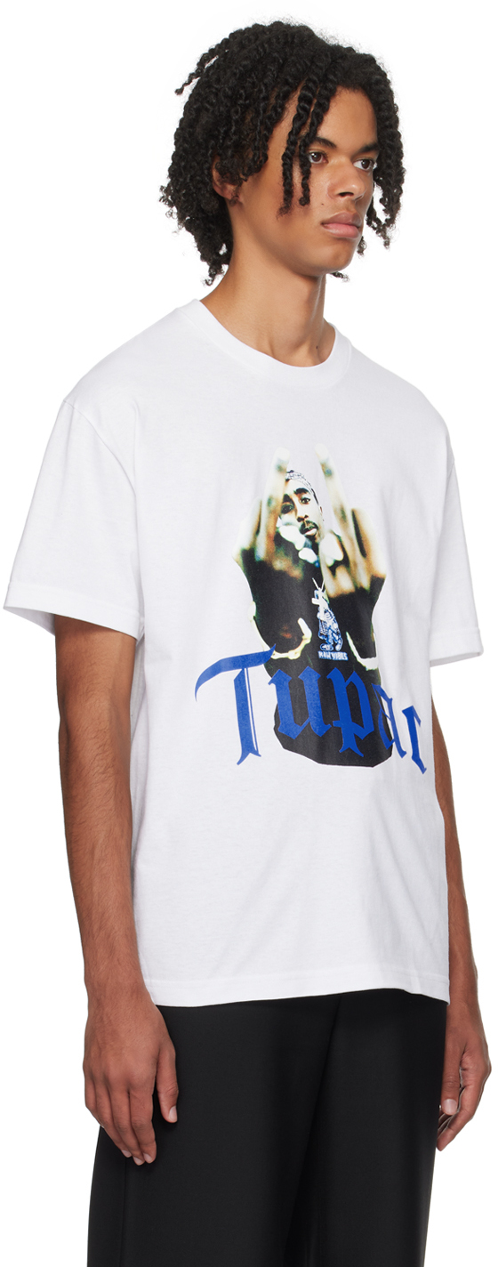 WACKO MARIA White 'Tupac' T-Shirt | Smart Closet