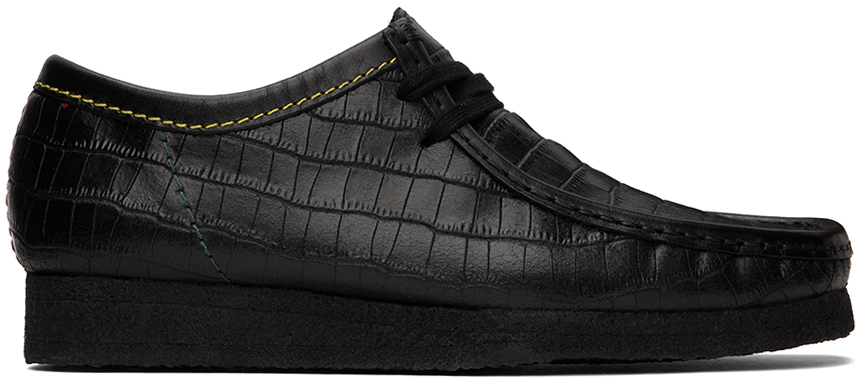 WACKO MARIA Black Clarks Originals Edition Croc Desert Boots