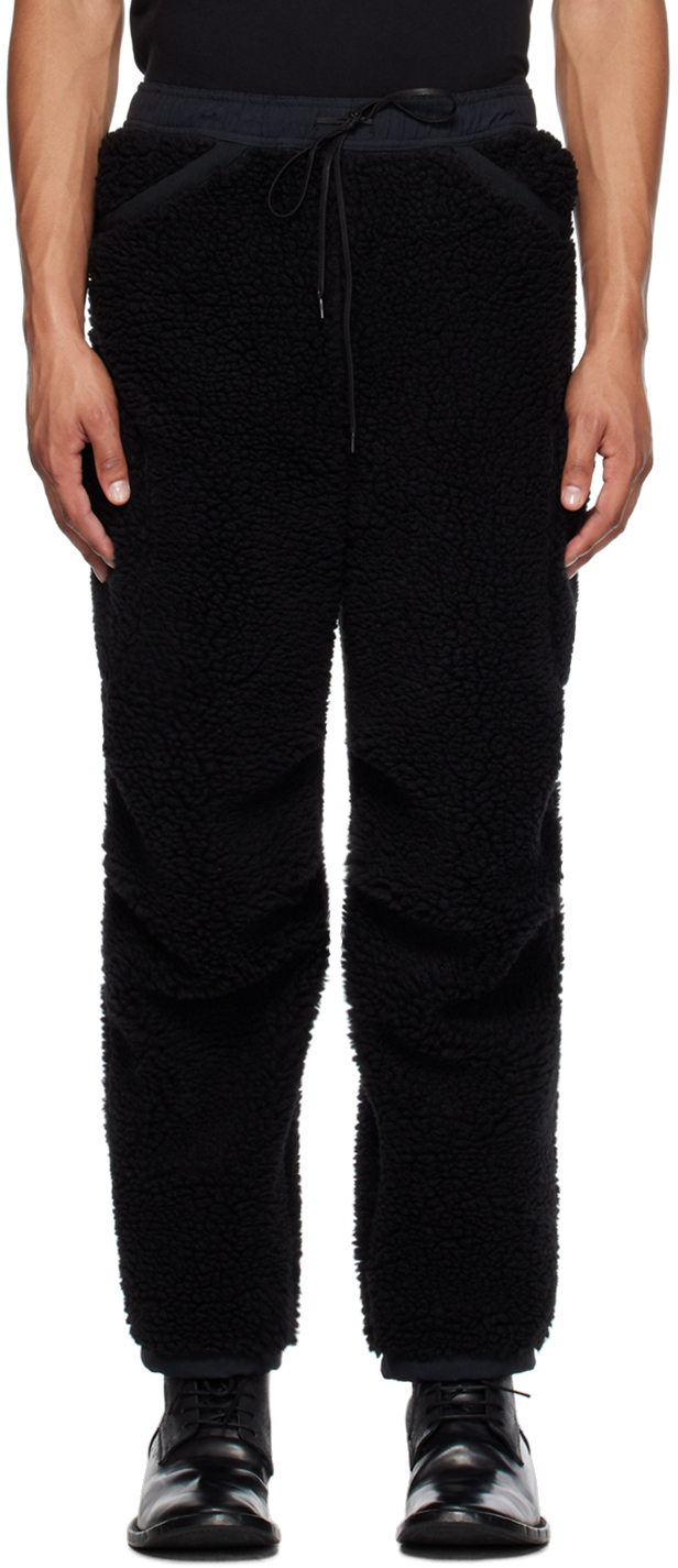 Black Boa Cargo Pants