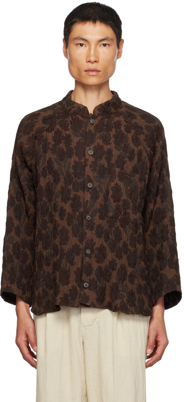 SSENSE Exclusive Brown Shirt