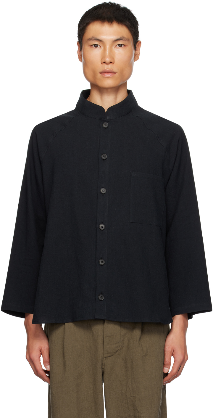 Black Raglan Sleeve Shirt