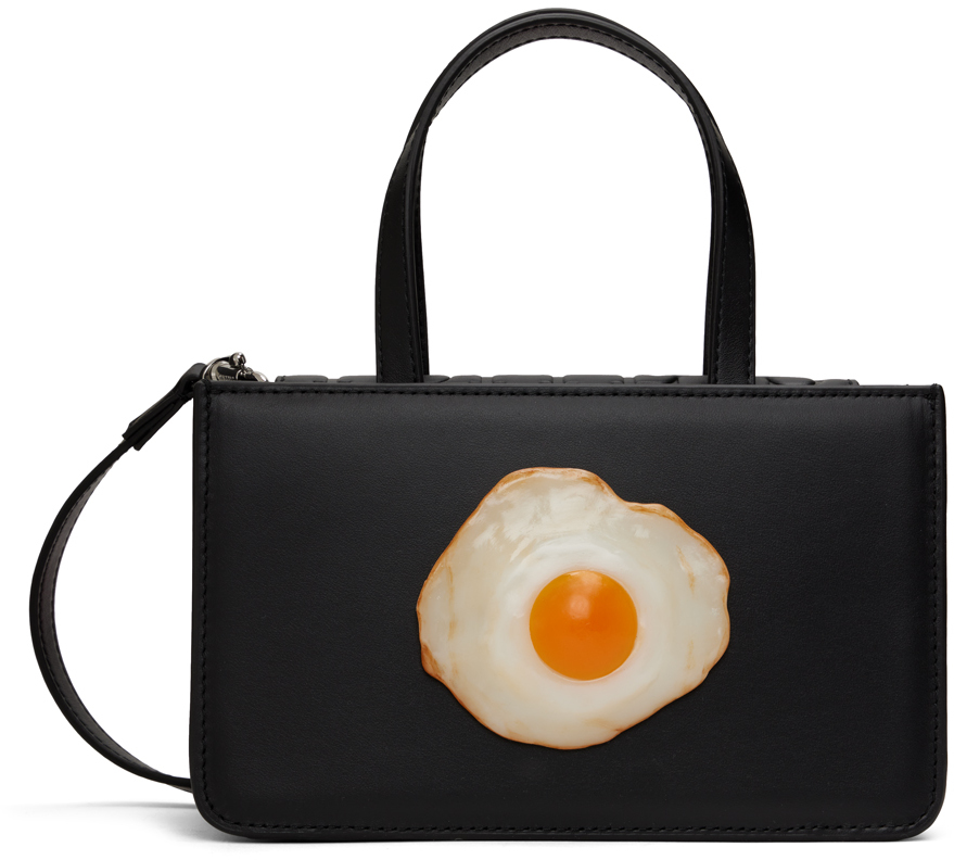 Egg bag leather crossbody bag