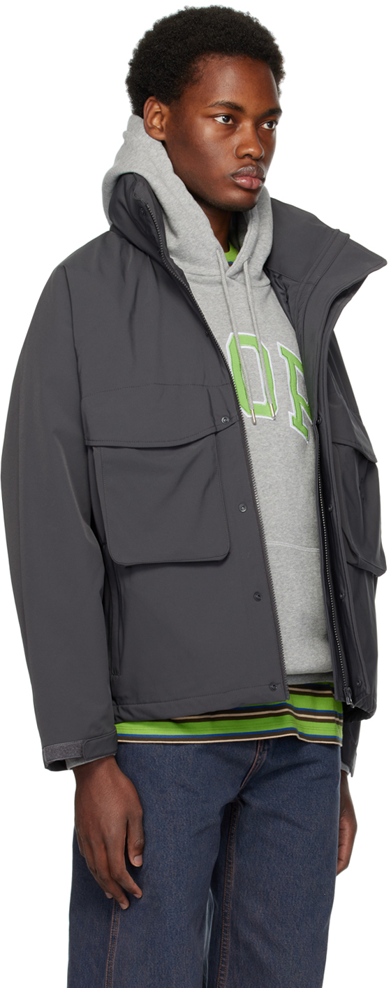 Pop Trading Company Gray Shell Jacket | Smart Closet