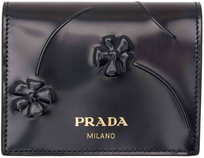 Prada floral online wallet