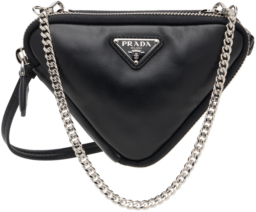 Prada Triangle leather mini-bag