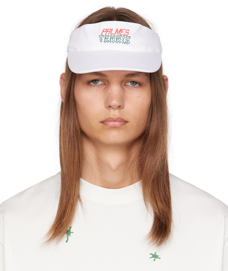 Palmes SSENSE Exclusive White PFTC Visor SSENSE