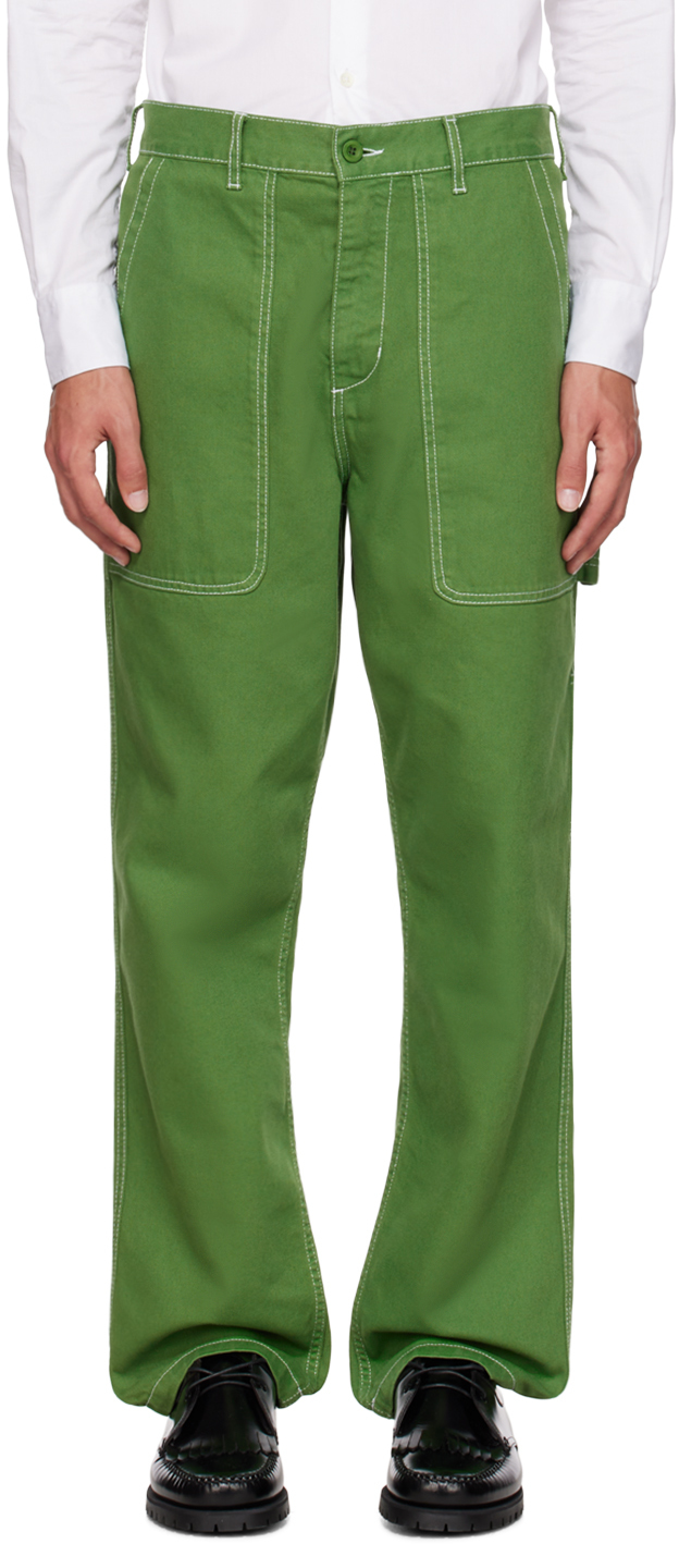 SSENSE Exclusive Green Greenkeeper Trousers