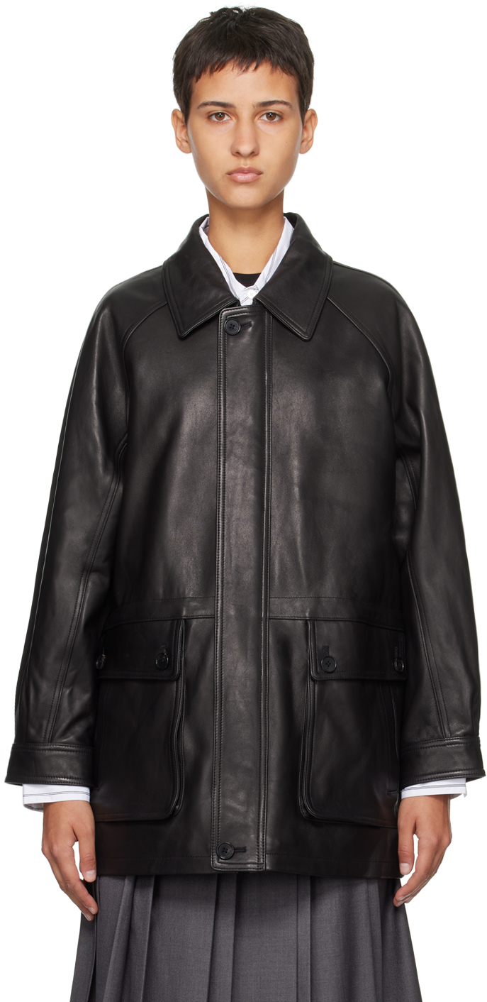 Black Lily Leather Jacket