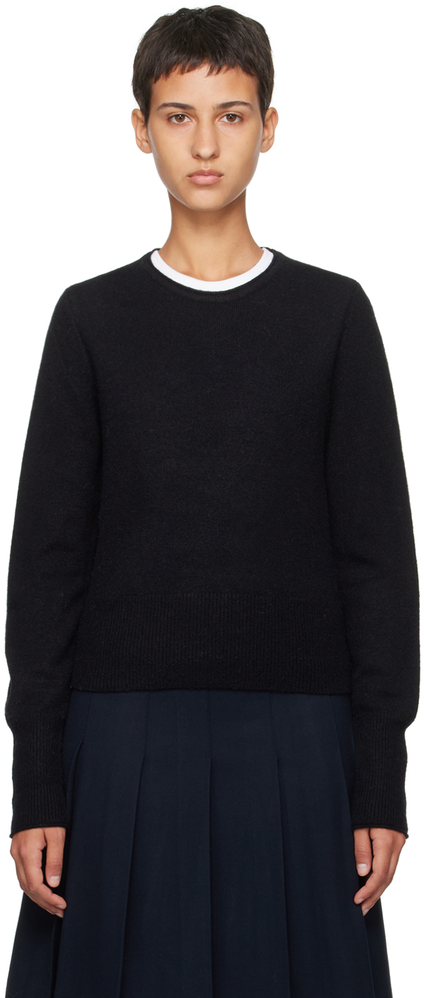 Black Thumbhole Sweater