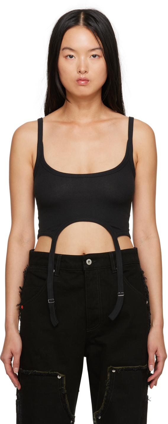 Black Hooks Tank Top