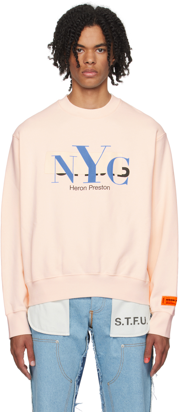 Pink 'NYC' Censored Sweatshirt