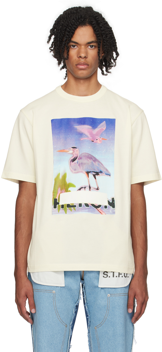 Heron Preston Off-White Censored Heron T-Shirt