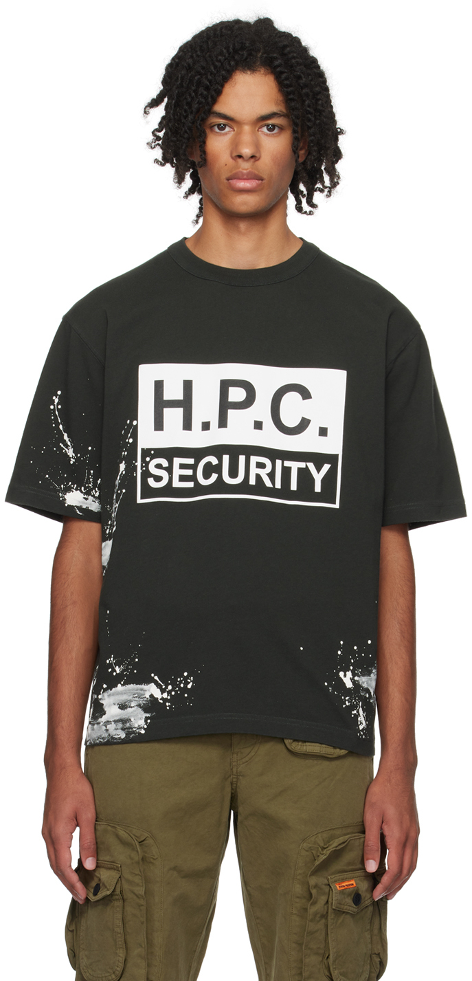 Black 'H.P.C. Security' T-Shirt