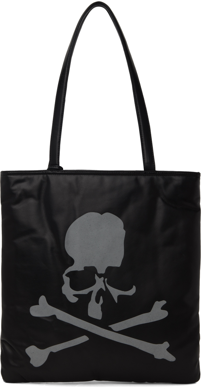 mastermind WORLD: Black Skull Tote Bag | SSENSE Canada