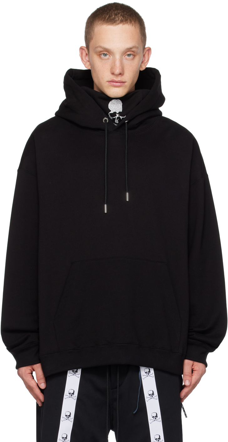 mastermind WORLD Black Strap Hoodie