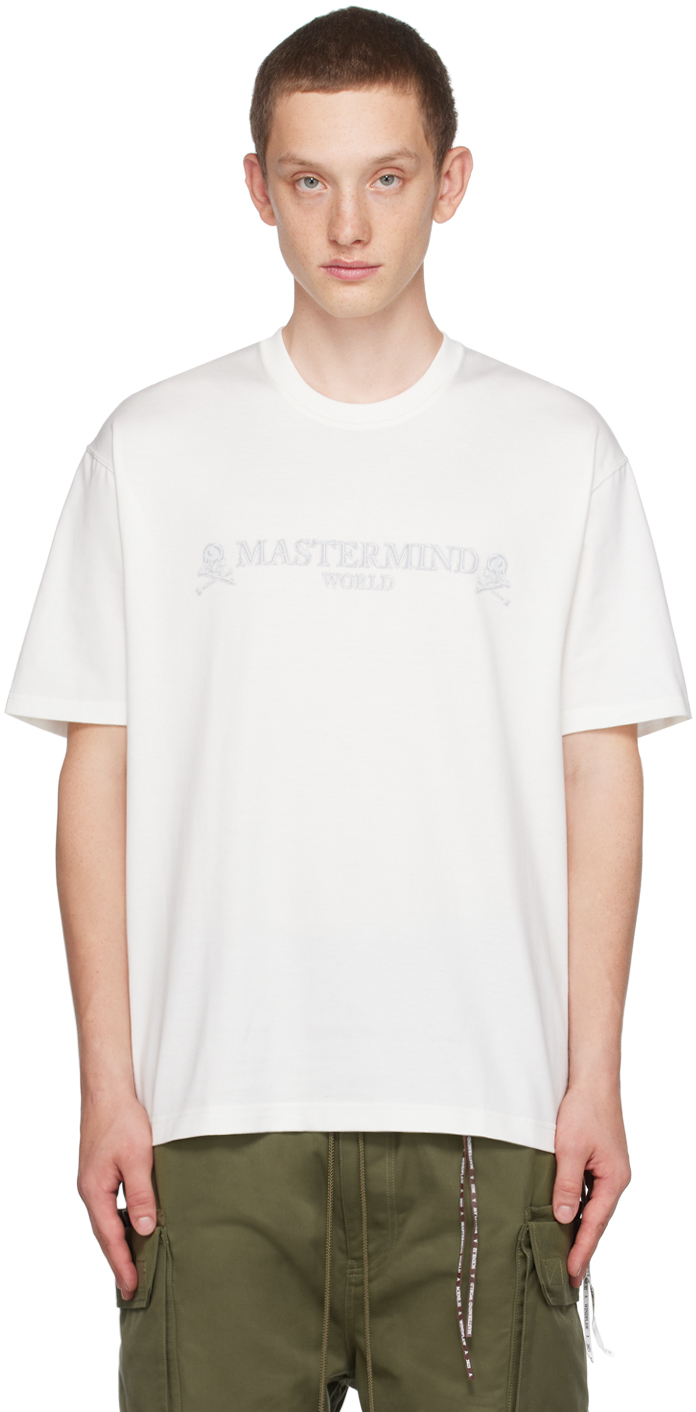 MASTERMIND JAPAN WHITE BRILLIANT T-SHIRT