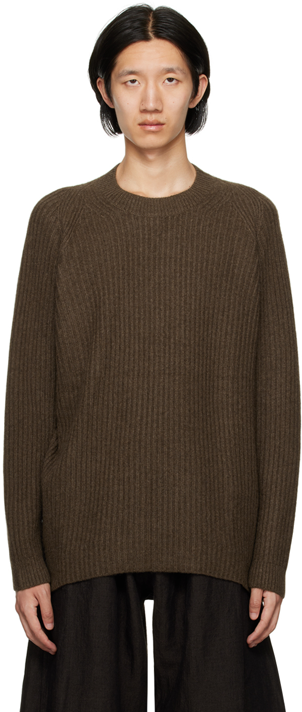 Jan-jan Van Essche Brown #42 Sweater In Light Brown Yak