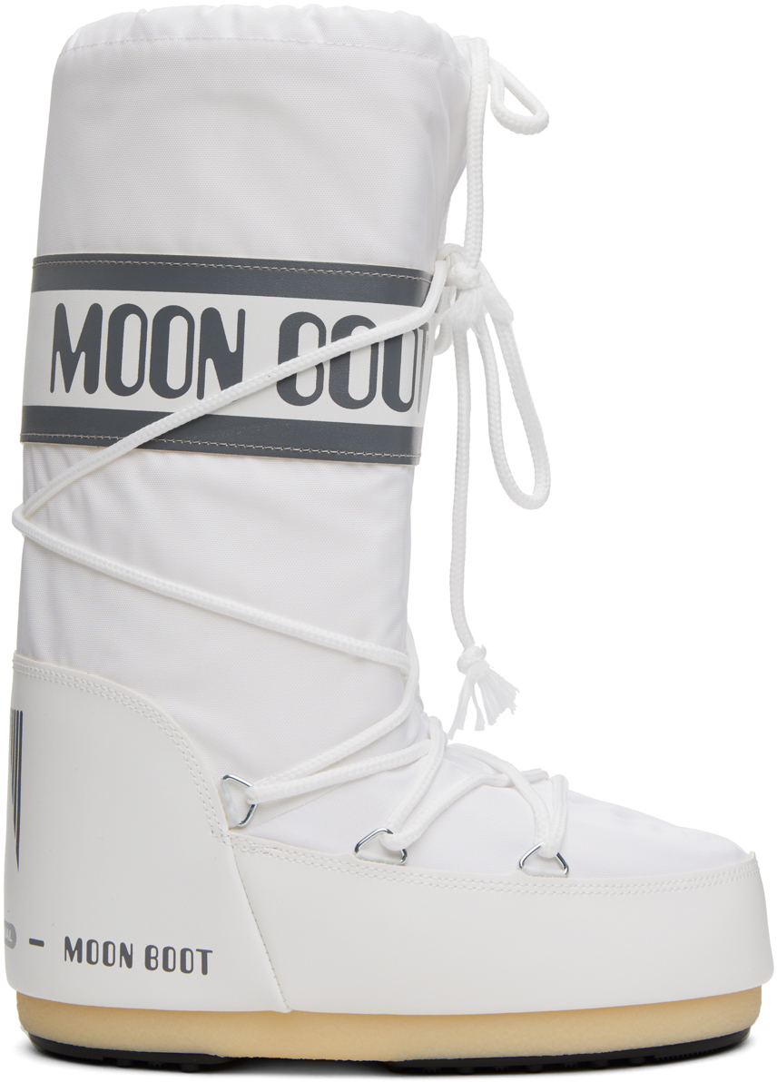 MOON BOOT WHITE ICON BOOTS