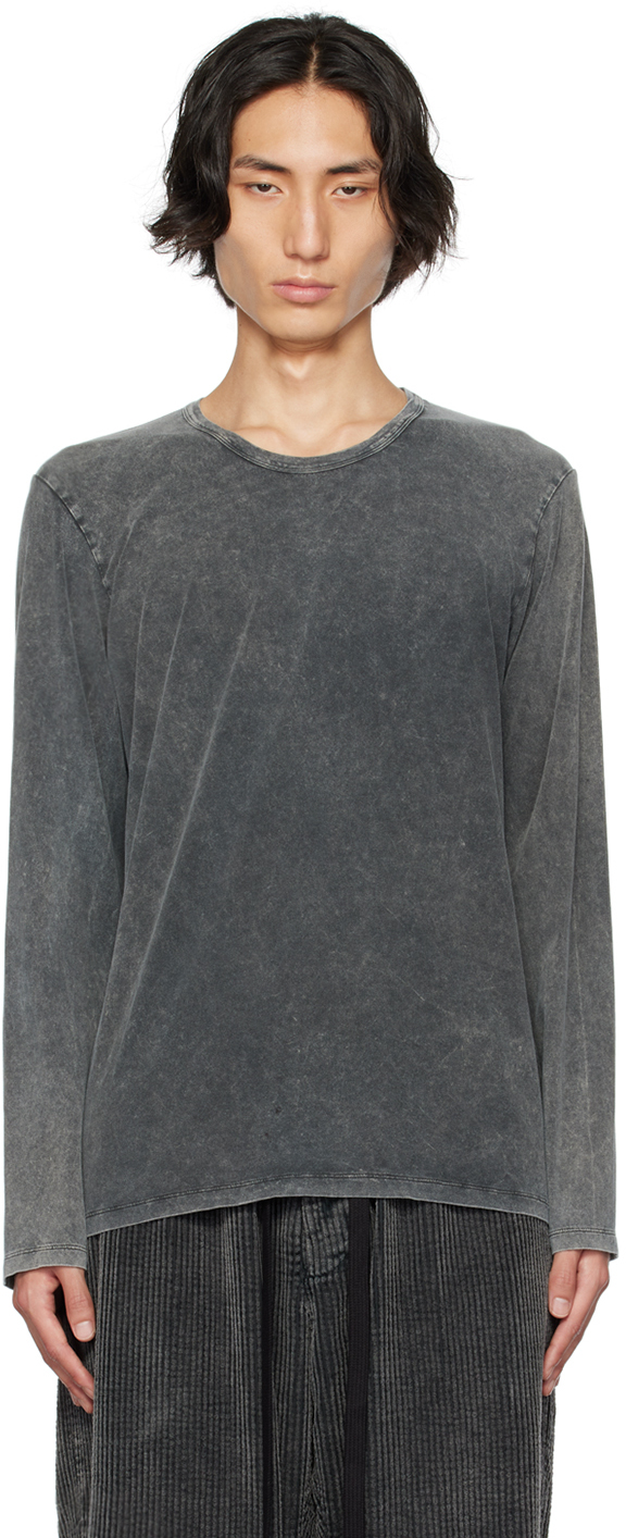 Gray Tommy Long Sleeve T-Shirt