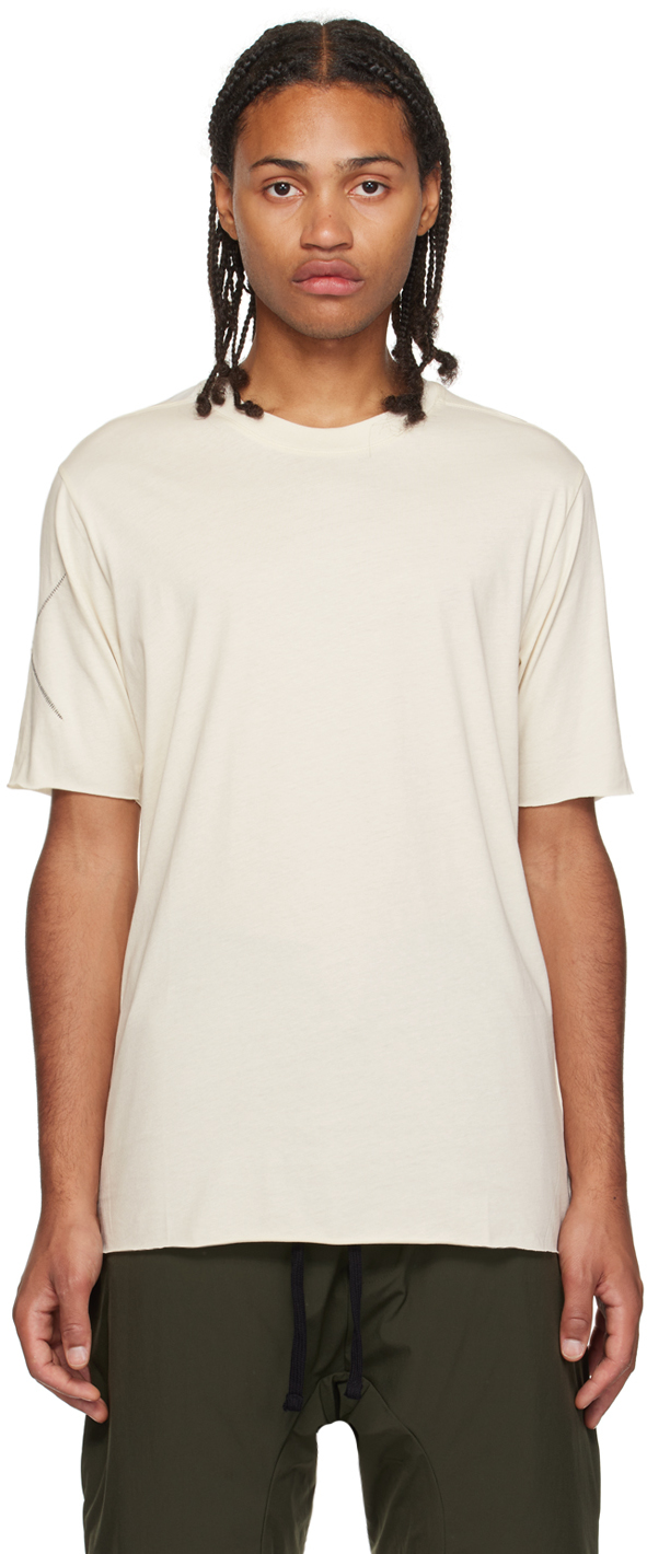 Shop Thom Krom White M Ts 745 T-shirt In 137-bone