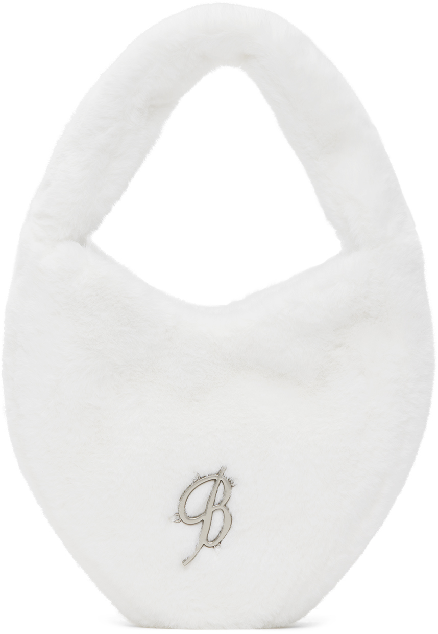 Miss Blumarine Logo-plaque Shoulder Bag In Snow White