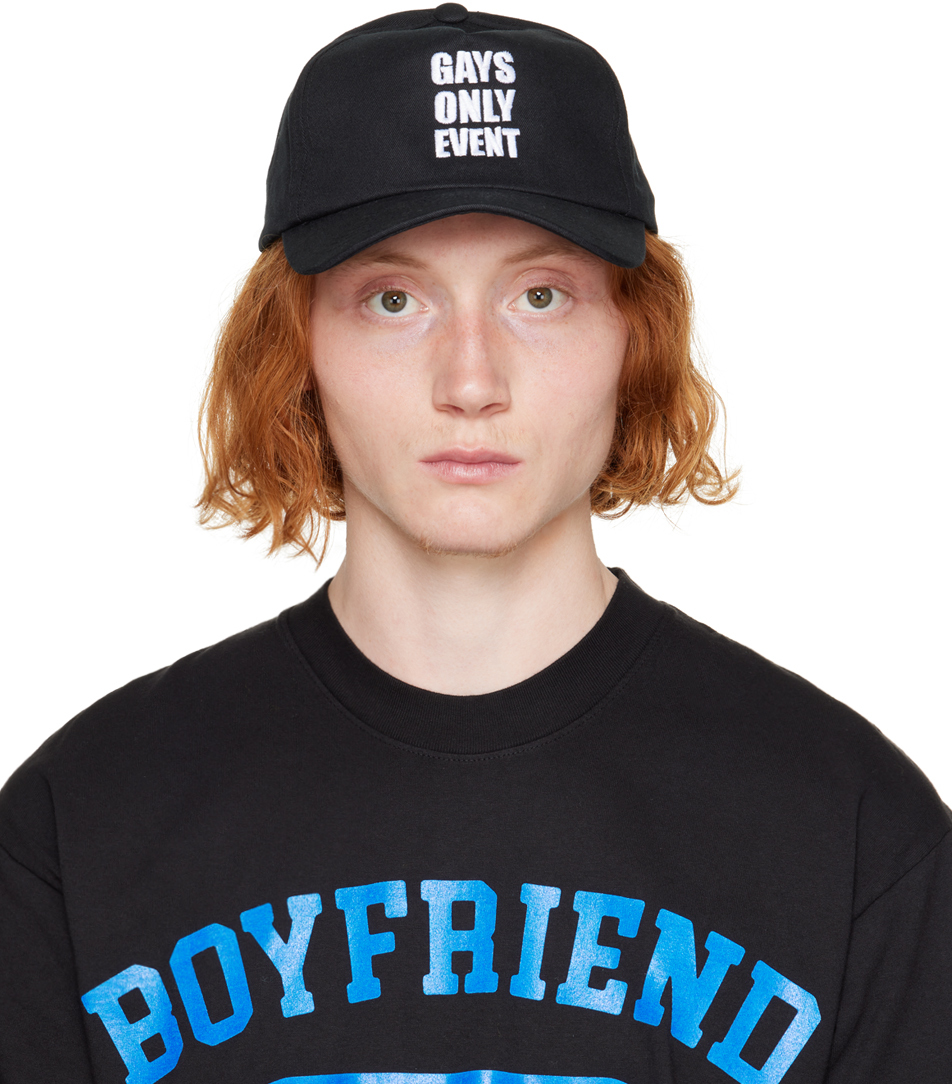Video Store Apparel Black 'gays Only Event' Cap