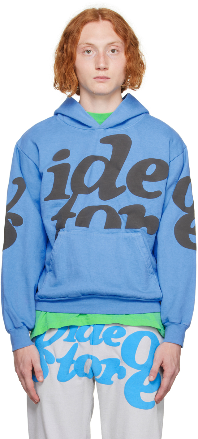 Blue Mega Puff Hoodie