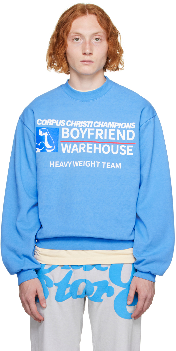 Blue 'Heavyweight Team' Sweatshirt