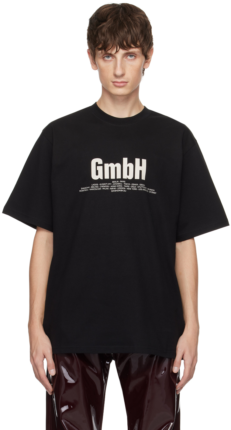 Shop Gmbh Black Birk T-shirt In Black Black