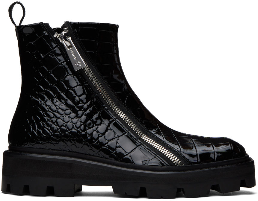 Shop Gmbh Black Selim Boots In Black Black