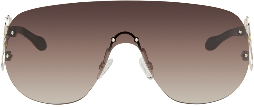 Silver & Brown TD Kent Edition Piscine Sunglasses